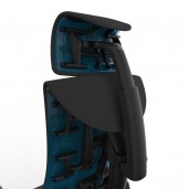 Embody gaming headrest, Cyan/black